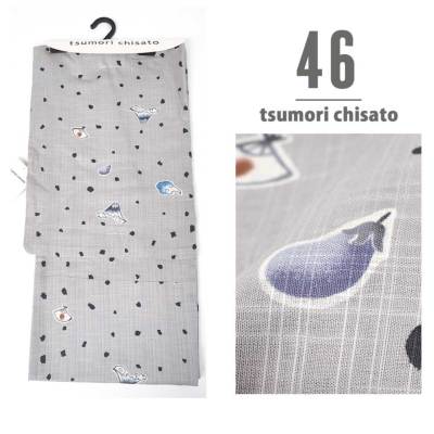 ｜送料無料｜【浴衣+帯+下駄+腰紐】綿麻「ツモリチサト -tsumori  chisato-」お仕立て上がりメンズ浴衣4点セット｜M、L、LL、3サイズ｜8柄｜